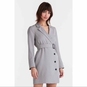 VETTA Belted Blazer Dress
